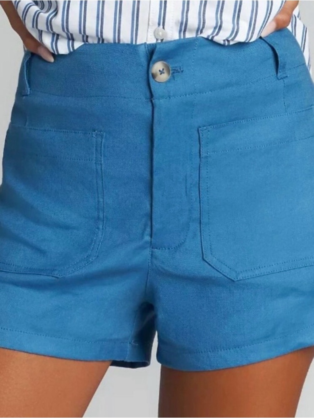 Anthropologie Colette Linen Blend Shorts Size 29 NWT
